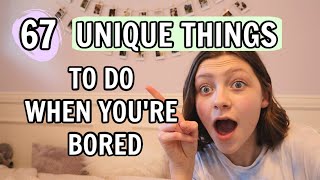 67 Actual FUN Things To Do When Youre Bored  Bethany [upl. by Klemm]