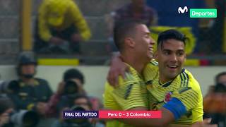 Perú vs Colombia 03 RESUMEN y GOLES del partido amistoso internacional [upl. by Leissam]