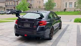 2019 STI exhaust start up Invidia R400 [upl. by Hillyer]