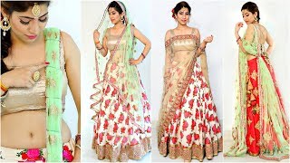 4 Easy Dupatta Settings for BridesWeddings  How to Wear Lehenga Perfectly  Fashion Tips Anaysa [upl. by Paschasia]