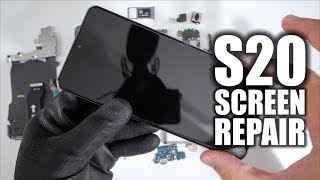 Take Apart amp Replace Screen  Samsung Galaxy S20 Screen Repair [upl. by Alarice]