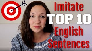 How to Pronounce TOP 10 English Sentences [upl. by Atoiganap]