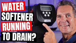 WATER SOFTENER Troubleshooting – CONSTANTLY DRAINING [upl. by Irma]