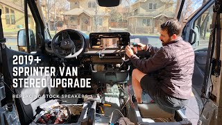 2019 Sprinter Van Stereo and Speaker UPGRADE [upl. by Ahseer92]