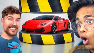 HYDRAULIC PRESS vs LAMBORGHINI [upl. by Moclam442]