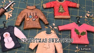 How to Carve a Christmas Sweater Ornament Simple Woodcarving [upl. by Betta]