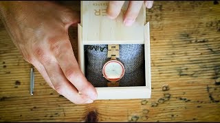 Wie kürze ich meine LAiMER Holzuhr  How to adjust my Laimer wooden watch [upl. by Ysied]