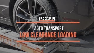 Auto Transport Low Clearance Loading [upl. by Goldina]