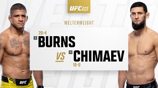 UFC 273 Khamzat Chimaev vs Gilbert Burns Highlights [upl. by Lathan]