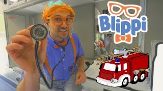 Blippi Fire Trucks for Toddlers  1 Hour Educational Videos for Children [upl. by Oriana642]