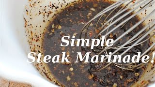 DIY SIMPLE STEAK MARINADE [upl. by Pachston]