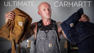 Ultimate Carhartt Workwear Try On Haul Carhartt vs my favorites [upl. by Carita974]