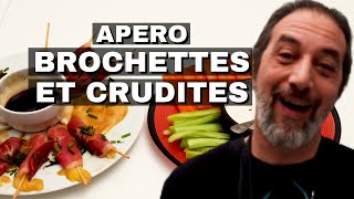 Brochettes Apéro 🍷 Bœuf Fromage et crudités  alain belamiri  cuisine épices et tout [upl. by Bevis]