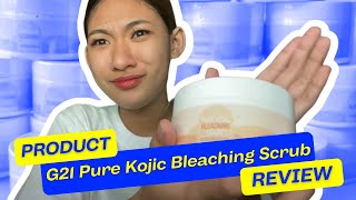 G21 Pure Kojic Bleaching Scrub  Skincare Review  0126 [upl. by Akenahc]