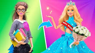 11 Pomysłów DIY dla Lalek Barbie Pomysły na Miss Universe [upl. by Issej540]