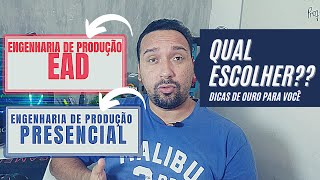 ENGENHARIA DE PRODUÇÃO  EAD ou PRESENCIAL  QUAL ESCOLHER [upl. by Asselam]