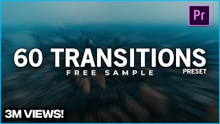 60 Free Smooth Transitions for Adobe Premiere Pro [upl. by Evanthe]