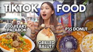 Korean’s Tiktok Viral Filipino Food Trip  Manila Food Crawl 😋 [upl. by Mauro161]