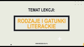 Język polski  rodzaje i gatunki literackie [upl. by Goldi]