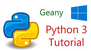 Geany IDE for Python 3 on Windows [upl. by Madora612]