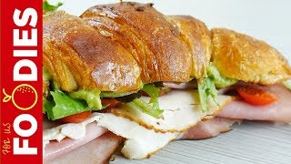 How to Make a Club Sandwich on a Croissant [upl. by Reuven67]