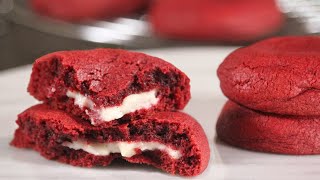 Red Velvet Cookies  How Tasty Channel [upl. by Epps384]