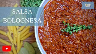 SALSA BOLOÑESA Italiana Casera Original [upl. by Amena]