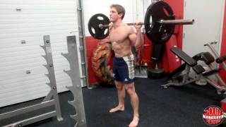 How To Deep Barbell Back Squat [upl. by Dnalevelc]