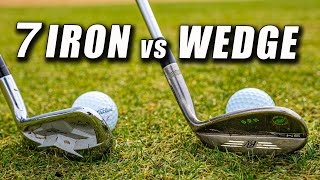 Should You Chip With a 7 Iron or a Wedge [upl. by Ennairod635]