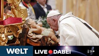 LIVE DABEI Vatikan  Christmette von Papst Franziskus im Petersdom [upl. by Ainirtak]