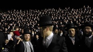 Thousands of Orthodox Jews celebrate Lag BaOmer festival [upl. by Ottavia]