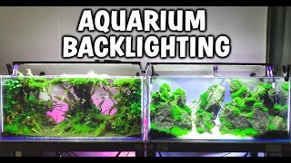 HOW TO MAKE Cheap LED Aquarium Backlighting [upl. by Sabra]