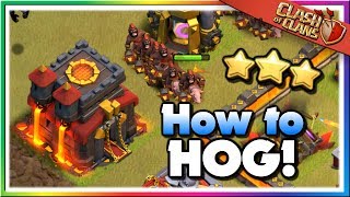 Comprehensive Guide for Hog Riders  TH10 Attack Strategy  Clash of Clans [upl. by Haididej]