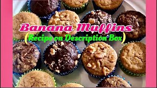 Easy Banana Nut Muffins [upl. by Lokcin]