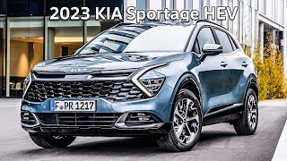 2023 Kia Sportage HEV in Yuka Steel Grey Overview [upl. by Enimzaj]