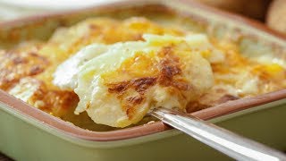 How to Make Potato Gratin Dauphinois  Gratin Dauphinois  French Scalloped Potatoes [upl. by Einnij]