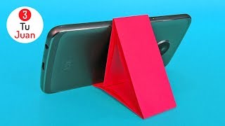 5 SOPORTES para Celular Caseros RÁPIDOS y muy FÁCILES  DIY 📱 [upl. by Nyved]