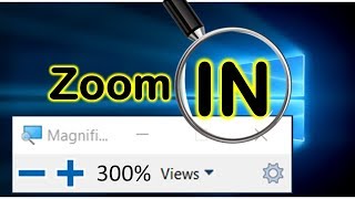 How to zoom in windows 10  Magnifier tool [upl. by Petulah747]