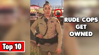 Top 10 Best Moments Rude Cops Got Owned [upl. by Bowe]