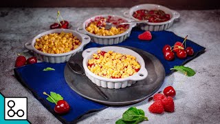 Crumble cerises amp framboises  YouCook Cuisine [upl. by Anovahs55]