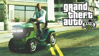 GTA 5 Secret Vehicles  quotLawnmowerquot GTA V [upl. by Wainwright]