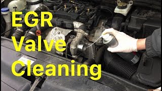 How To Clean an EGR Valve Without Removing It [upl. by Nohsyar]