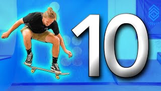 10 EASIEST BEGINNER SKATEBOARD TRICKS [upl. by Ettelrac]