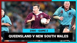 QLD Maroons v NSW Blues Game II 2000  State of Origin  Full Match Replay  NRL [upl. by Newcomer262]