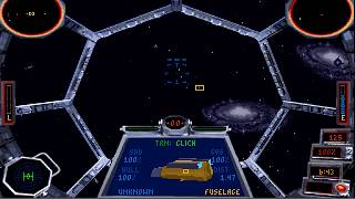 Star Wars TIE Fighter PCDOS quot1Mission Hard Difficultyquot 1994 LucasArts [upl. by Jepson274]