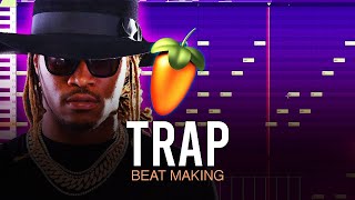 How to Make Trap Beats • FL STUDIO Beginner • Rhythm [upl. by Coffee]