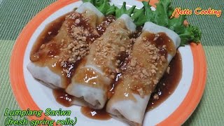 quotLumpiang Sariwaquot fresh spring roll [upl. by Suki]