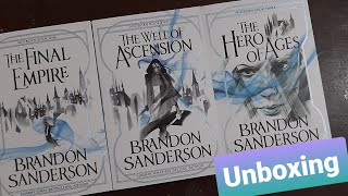 Mistborn By Brandon Sanderson Box Set  Unboxing [upl. by Lapham]