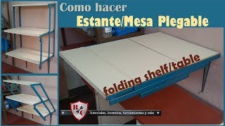 MESA  ESTANTE PLEGABLE Múltiples Usos [upl. by Pelligrini]