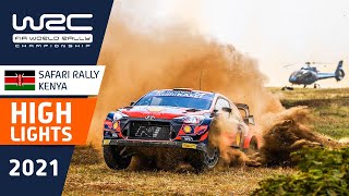 Highlights Stage 1  WRC Safari Rally Kenya 2021 [upl. by Chainey]